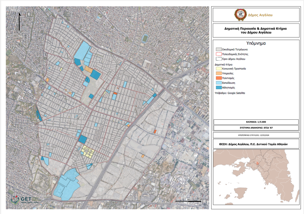 Public property and buildings map