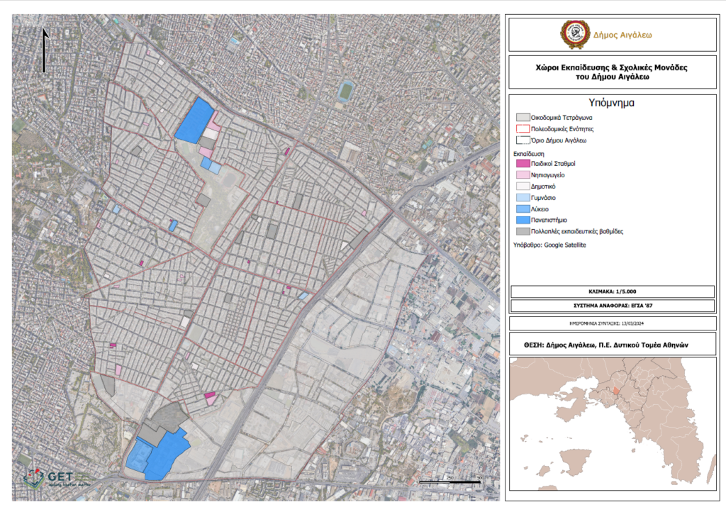 Schools-Education map